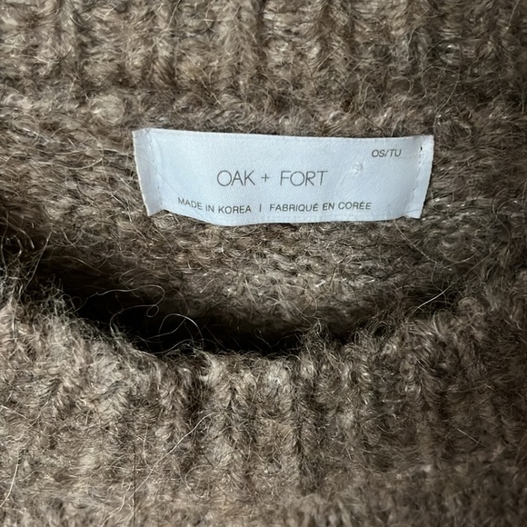 Oak + Fort Oversized Crewneck Sweater OS - Picture 6 of 7